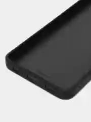 Черный чехол для Samsung Galaxy A13, Самсунг Галакси А13 4G, пластиковый, глянцевый, под стекло