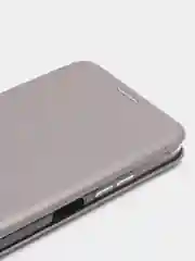 Серый чехол-книжка для Tecno POP 6 Pro (Техно Поп 6 ПРО)