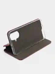 Бордовый чехол-книжка для Realme 10 Pro+ (Реалми 10 про плюс)