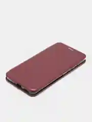 Бордовый чехол-книжка для Realme 10 Pro+ (Реалми 10 про плюс)