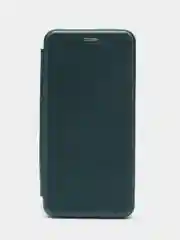 Тёмно-зелёный чехол-книжка для Realme 10 Pro+ (Реалми 10 про плюс)