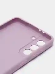 Лавандовый чехол Samsung Galaxy S21, Самсунг Галакси С21 прозрачный силиконовый