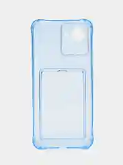 Синий чехол для Realme C30 / C30S / 50i PRIME (Реалми С30 / 50И Прайм), силиконовый, прозрачный