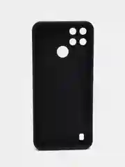 Пастельно-коралловый чехол для Realme C21y / C25y, с принтом, с рисунком (Реалми С21у / С25у)