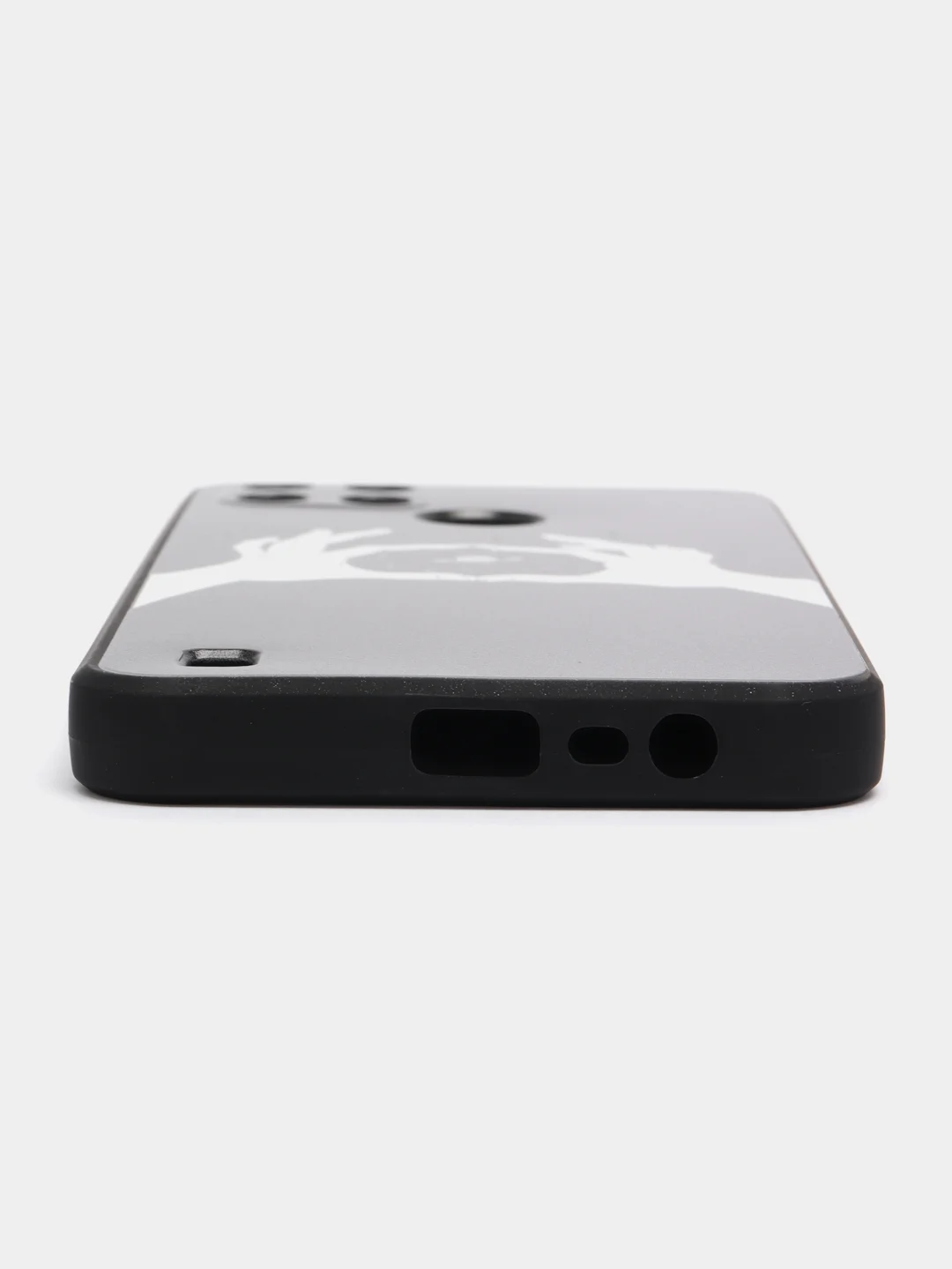 Пастельно-коралловый чехол для Realme C21y / C25y, с принтом, с рисунком (Реалми С21у / С25у)