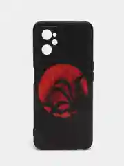 Синий меланж силиконовый чехол для Realme 9i / OPPO A96, с принтом, с рисунком (Реалми 9 ай / Оппо А96)
