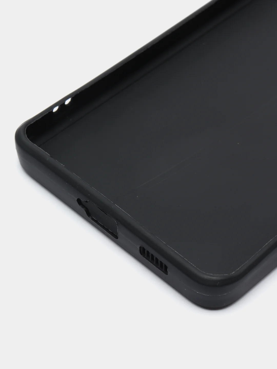 Черный чехол для Samsung Galaxy S21 Ultra (Самсунг С21 ультра) Силиконовый, c защитой камеры