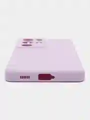 Лавандовый чехол для Samsung Galaxy S21 Ultra (Самсунг С21 ультра) Силиконовый, c защитой камеры