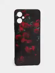 Оранжевый силиконовый чехол для Tecno Camon 19 Neo, с принтом, с рисунком (Техно Камон 19 Нео)
