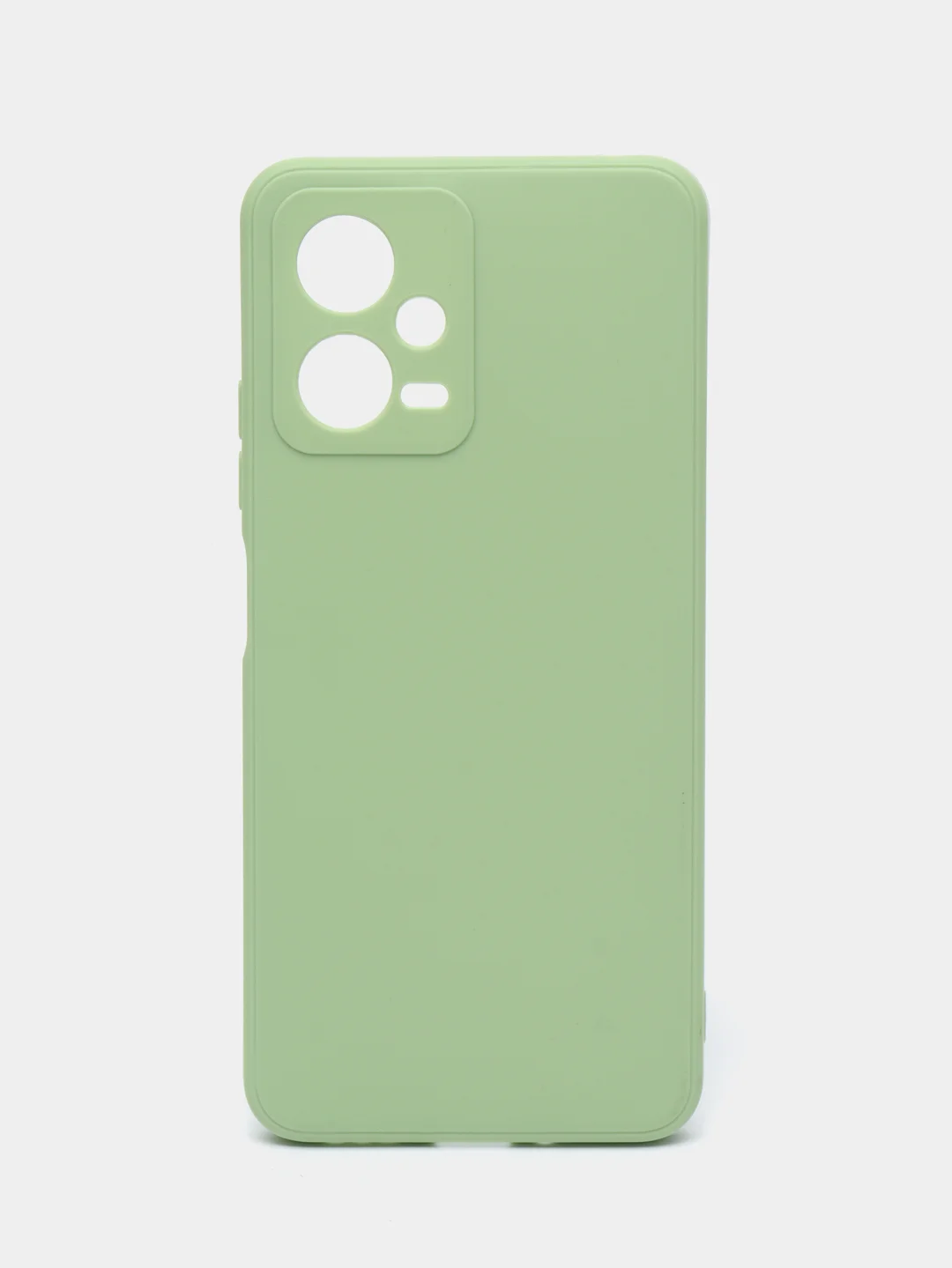 Зеленый чехол для Poco X5 5G (Поко Х5), X5 Pro (Поко Х5 Про), силиконовый, прозрачный