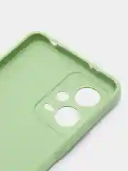 Зеленый чехол для Poco X5 5G (Поко Х5), X5 Pro (Поко Х5 Про), силиконовый, прозрачный