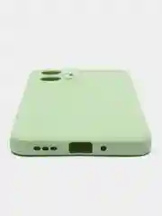 Зеленый чехол для Poco X5 5G (Поко Х5), X5 Pro (Поко Х5 Про), силиконовый, прозрачный