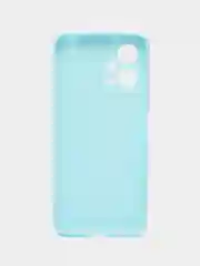 Голубой чехол для Poco X5 5G (Поко Х5), X5 Pro (Поко Х5 Про), силиконовый, прозрачный