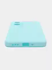 Голубой чехол для Poco X5 5G (Поко Х5), X5 Pro (Поко Х5 Про), силиконовый, прозрачный