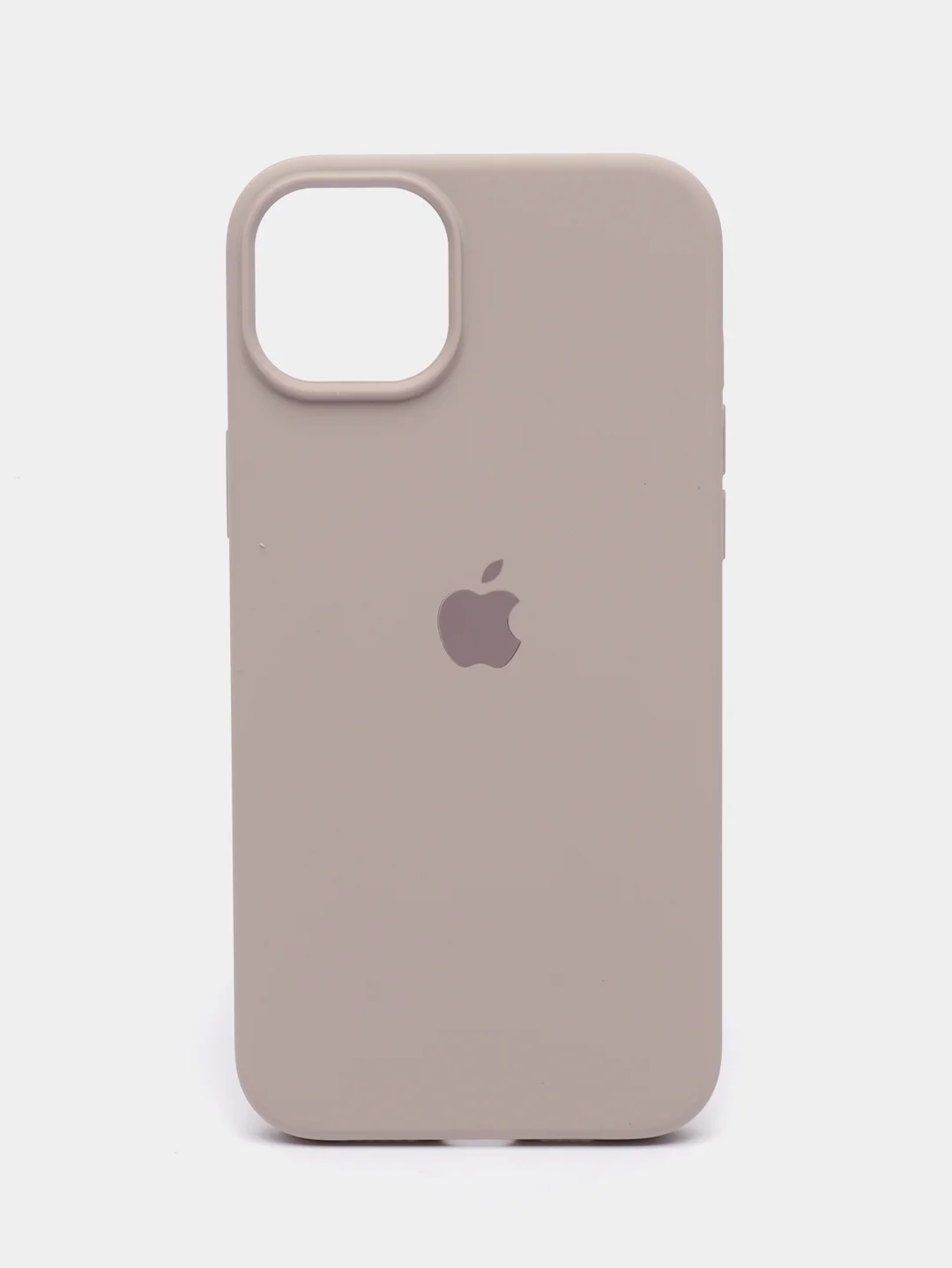 Бежевый чехол Silicone Case для iPhone 14, 14 Pro, 14 Plus, 14 Pro Max, с закрытым низом