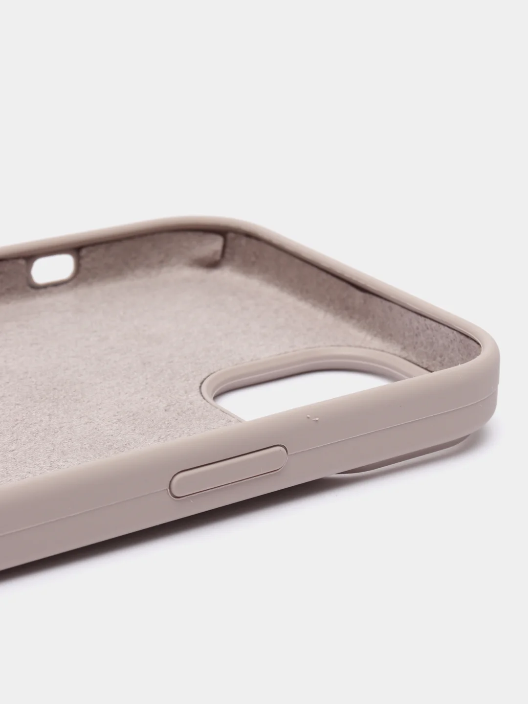 Бежевый чехол Silicone Case для iPhone 14, 14 Pro, 14 Plus, 14 Pro Max, с закрытым низом