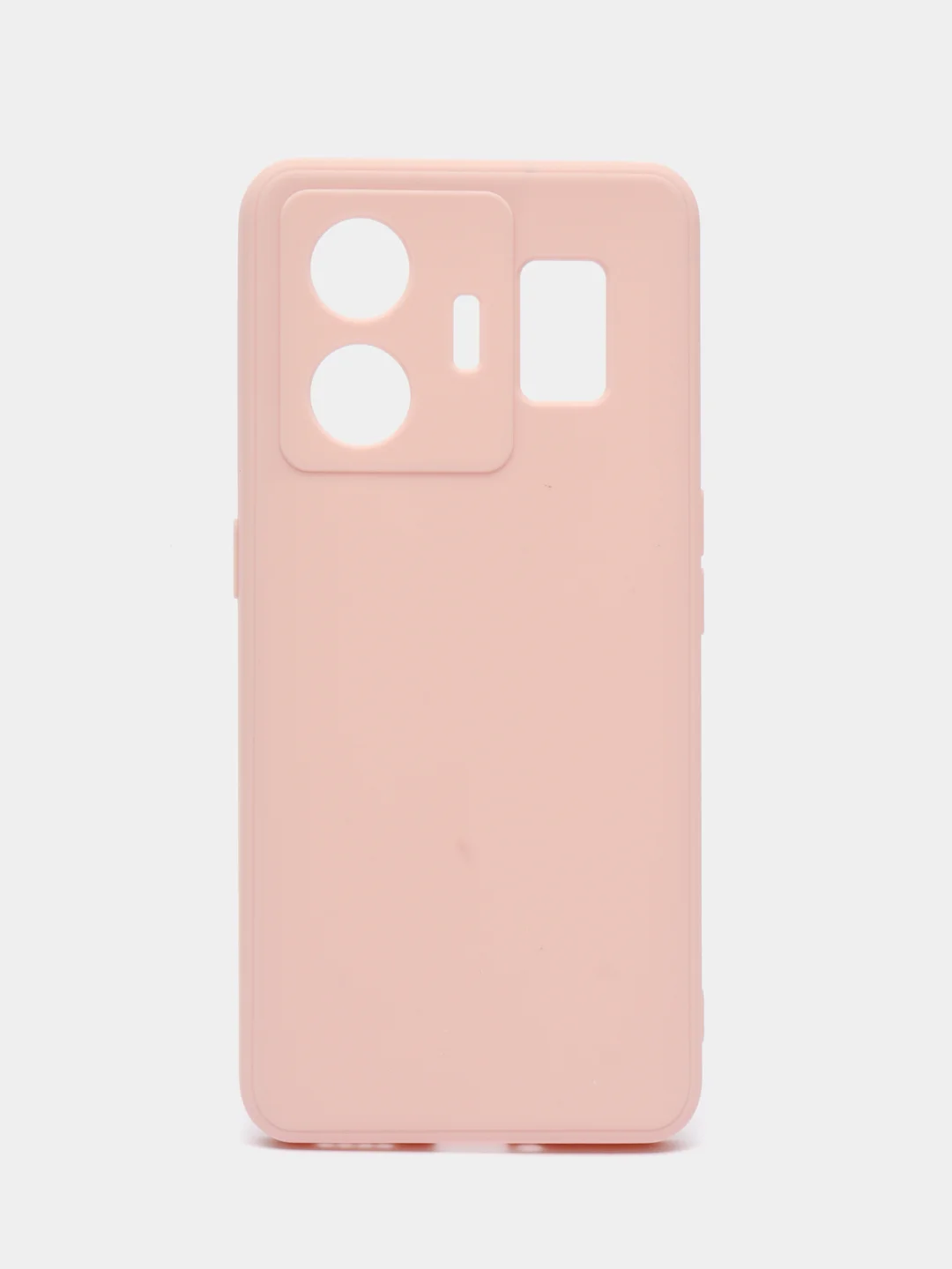 Пудровый чехол для Realme GT Neo 5 5G, Gt3 (Реалми Джити нео 5), силиконовый, c защитой камеры
