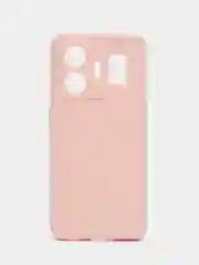 Пудровый чехол для Realme GT Neo 5 5G, Gt3 (Реалми Джити нео 5), силиконовый, c защитой камеры
