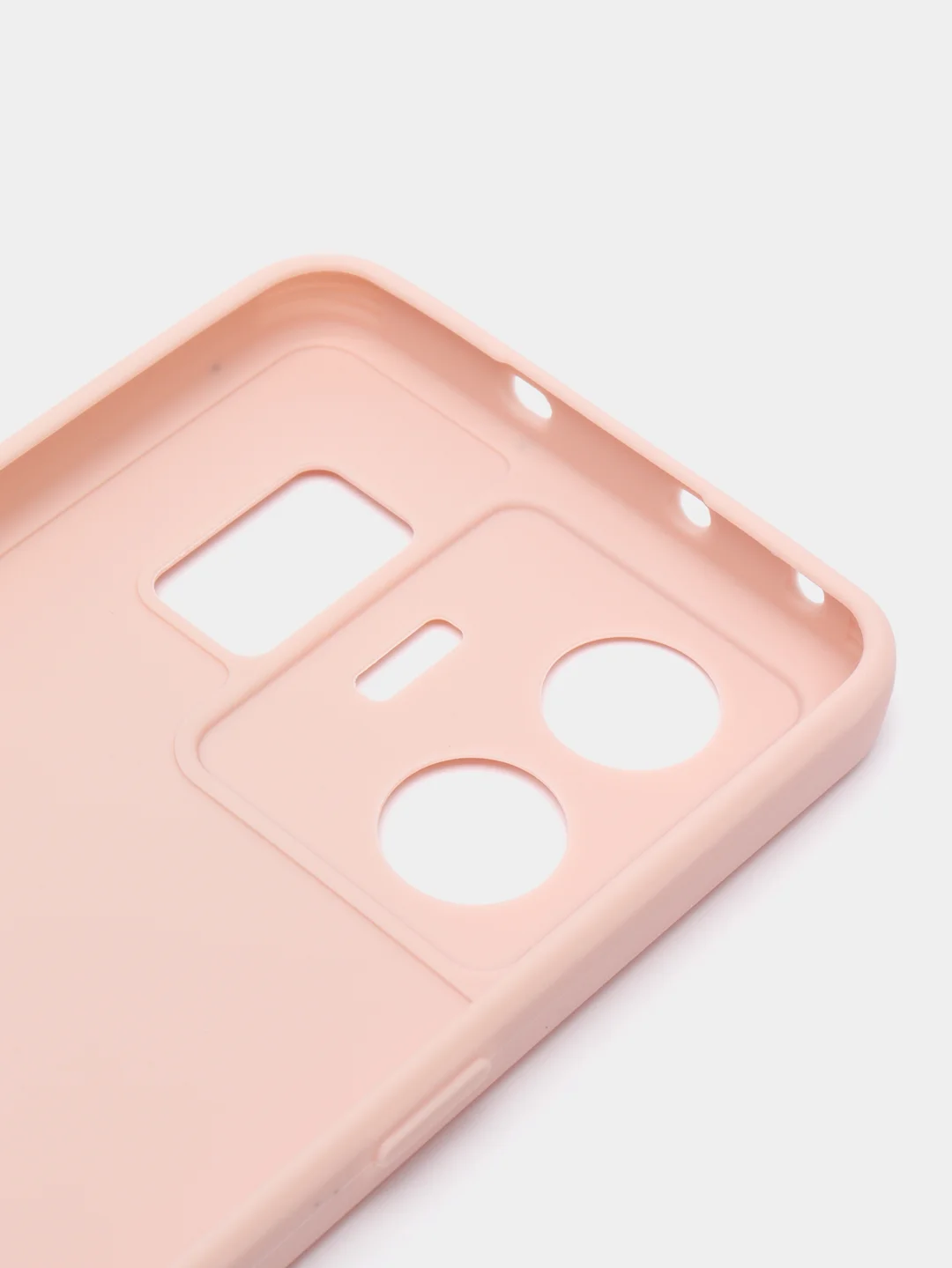 Пудровый чехол для Realme GT Neo 5 5G, Gt3 (Реалми Джити нео 5), силиконовый, c защитой камеры