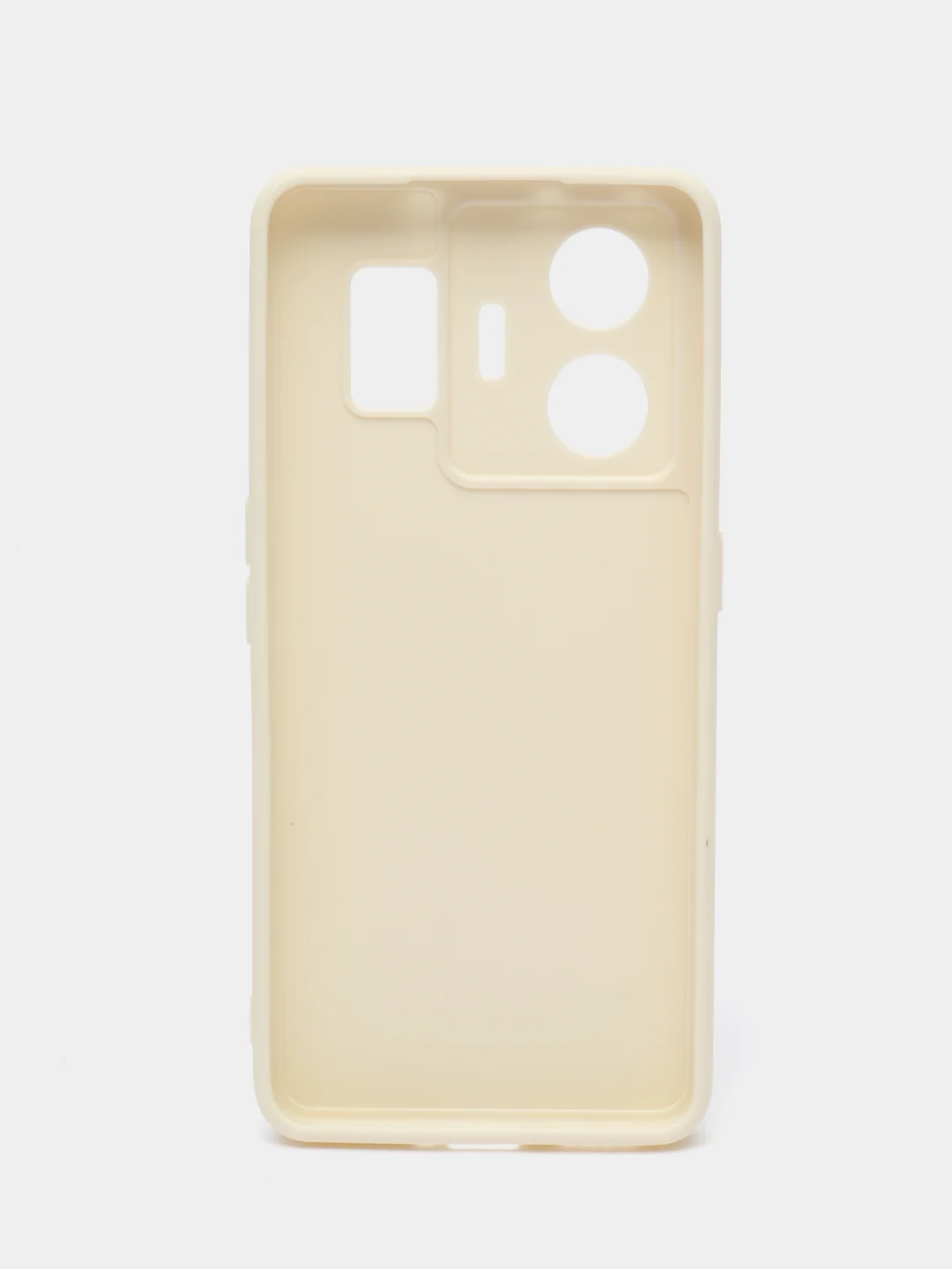 Молочный чехол для Realme GT Neo 5 5G, Gt3 (Реалми Джити нео 5), силиконовый, c защитой камеры