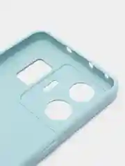 Светло-синий чехол для Realme GT Neo 5 5G, Gt3 (Реалми Джити нео 5), силиконовый, c защитой камеры