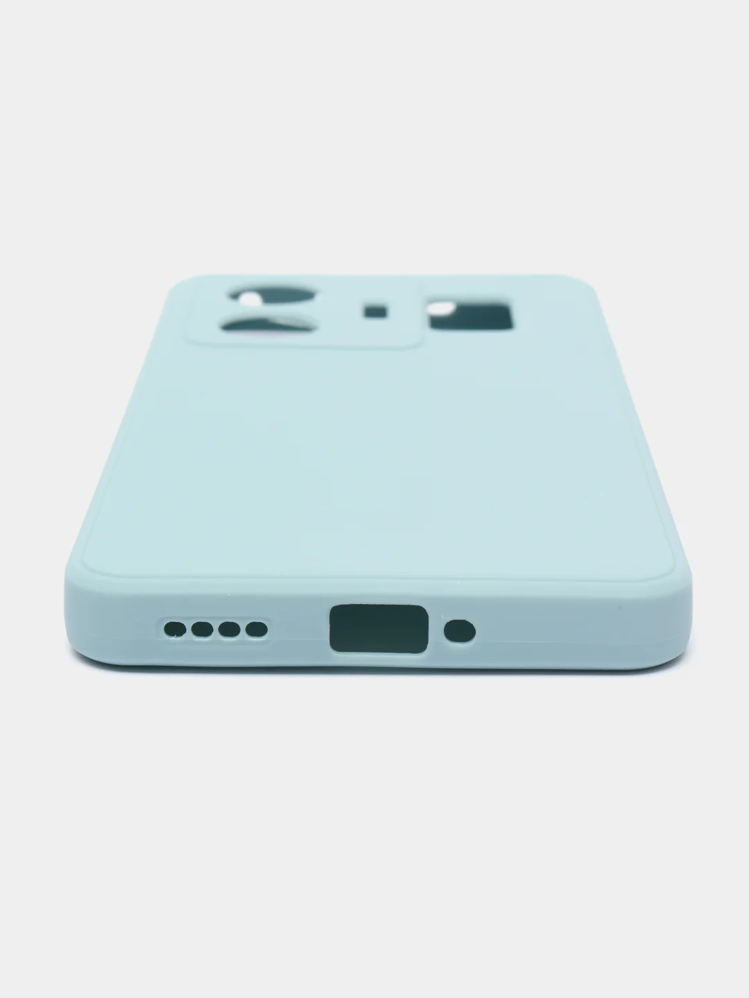Светло-синий чехол для Realme GT Neo 5 5G, Gt3 (Реалми Джити нео 5), силиконовый, c защитой камеры