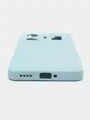 Светло-синий чехол для Realme GT Neo 5 5G, Gt3 (Реалми Джити нео 5), силиконовый, c защитой камеры