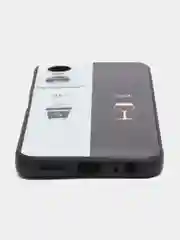 Бирюзовый чехол для Tecno POP 6 Pro, с принтом, с рисунком (Техно Поп 6 Про)