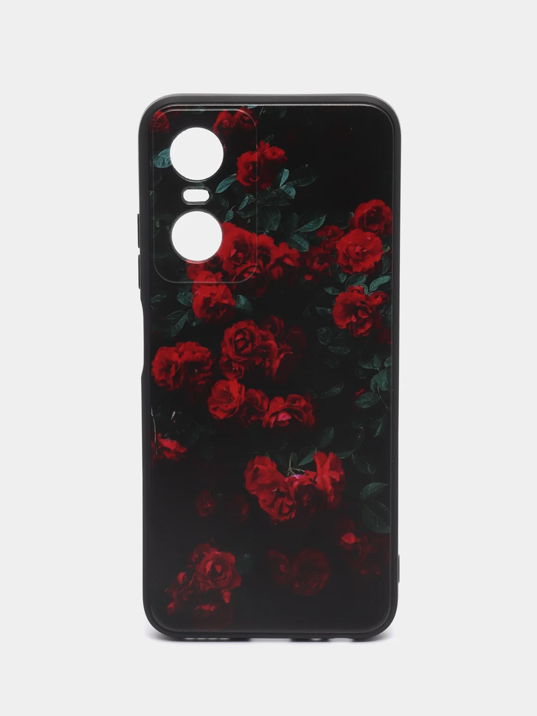 Оранжевый чехол для Tecno POP 6 Pro, с принтом, с рисунком (Техно Поп 6 Про)
