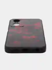 Оранжевый чехол для Tecno POP 6 Pro, с принтом, с рисунком (Техно Поп 6 Про)