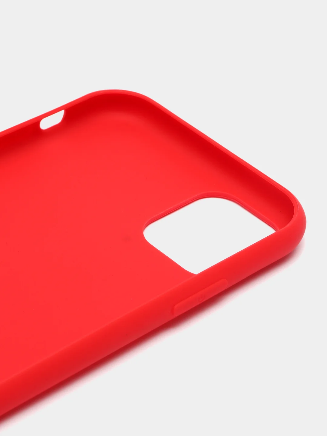 Красный чехол iPhone 11 Pro, 14 Max, 13, 12, Xr, Xs, 6, 7, 8 Plus, Se 2020, силиконовый, матовый
