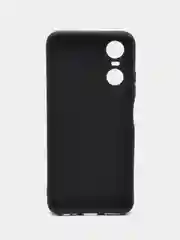 Голубой чехол для Tecno POP 6 Pro, с принтом, с рисунком (Техно Поп 6 Про)