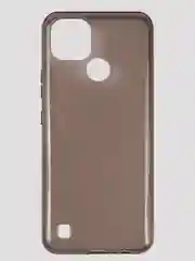 Чехол силиконовый для Realme C21, накладка, бампер прозрачный затемненный RedLine