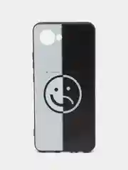 Золотистый хаки чехол для Realme C30 / C30S / Narzo 50i Prime, с принтом, с рисунком (Реалми С30)