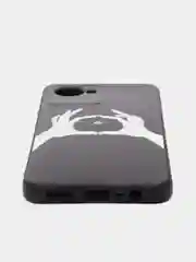 Пастельно-коралловый чехол для Realme C30 / C30S / Narzo 50i Prime, с принтом, с рисунком (Реалми С30)