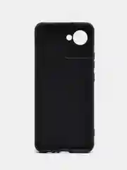 Тёмно-бордовый чехол для Realme C30 / C30S / Narzo 50i Prime, с принтом, с рисунком (Реалми С30)