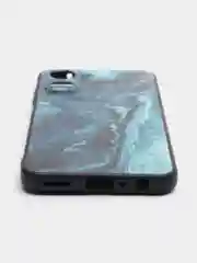 Тёмно-бирюзовый силиконовый чехол для Realme 10 4G, с принтом, с рисунком (Реалми 10 4г)
