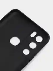 Тёмно-бордовый силиконовый чехол для Infinix HOT 12i, с принтом, с рисунком (Инфиникс Хот 12 ай)