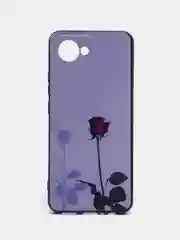 Серебряный чехол для Realme C30 / C30S / Narzo 50i Prime, с принтом, с рисунком (Реалми С30)
