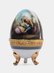 Шкатулка керамическая яйцо