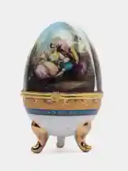 Шкатулка керамическая яйцо