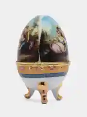 Шкатулка керамическая яйцо
