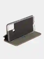 Золотой чехол книжка для Infinix Smart 6 Plus