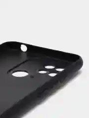 Тёмно-бордовый силиконовый чехол для Xiaomi Redmi 10C, Poco C40, (Сяоми Редми 10С / Поко С40), с рисунком, с принтом