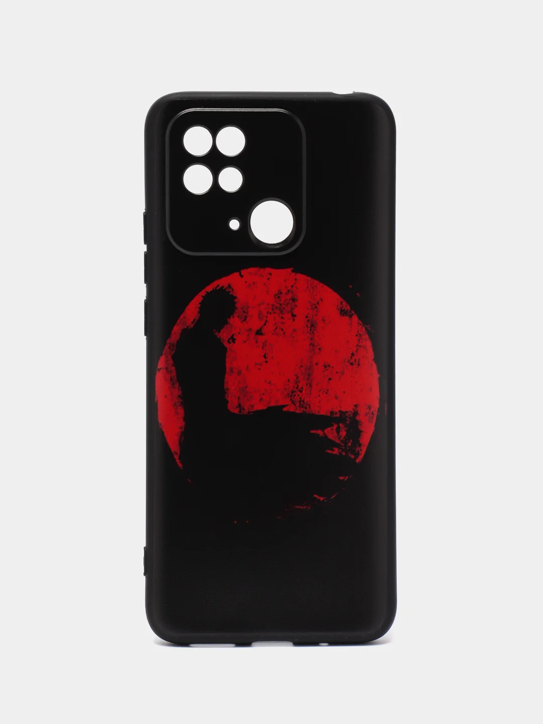 Сиреневый силиконовый чехол для Xiaomi Redmi 10C, Poco C40, (Сяоми Редми 10С / Поко С40), с рисунком, с принтом