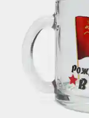 Багровый кружка Чайная "Рожденные в СССР"