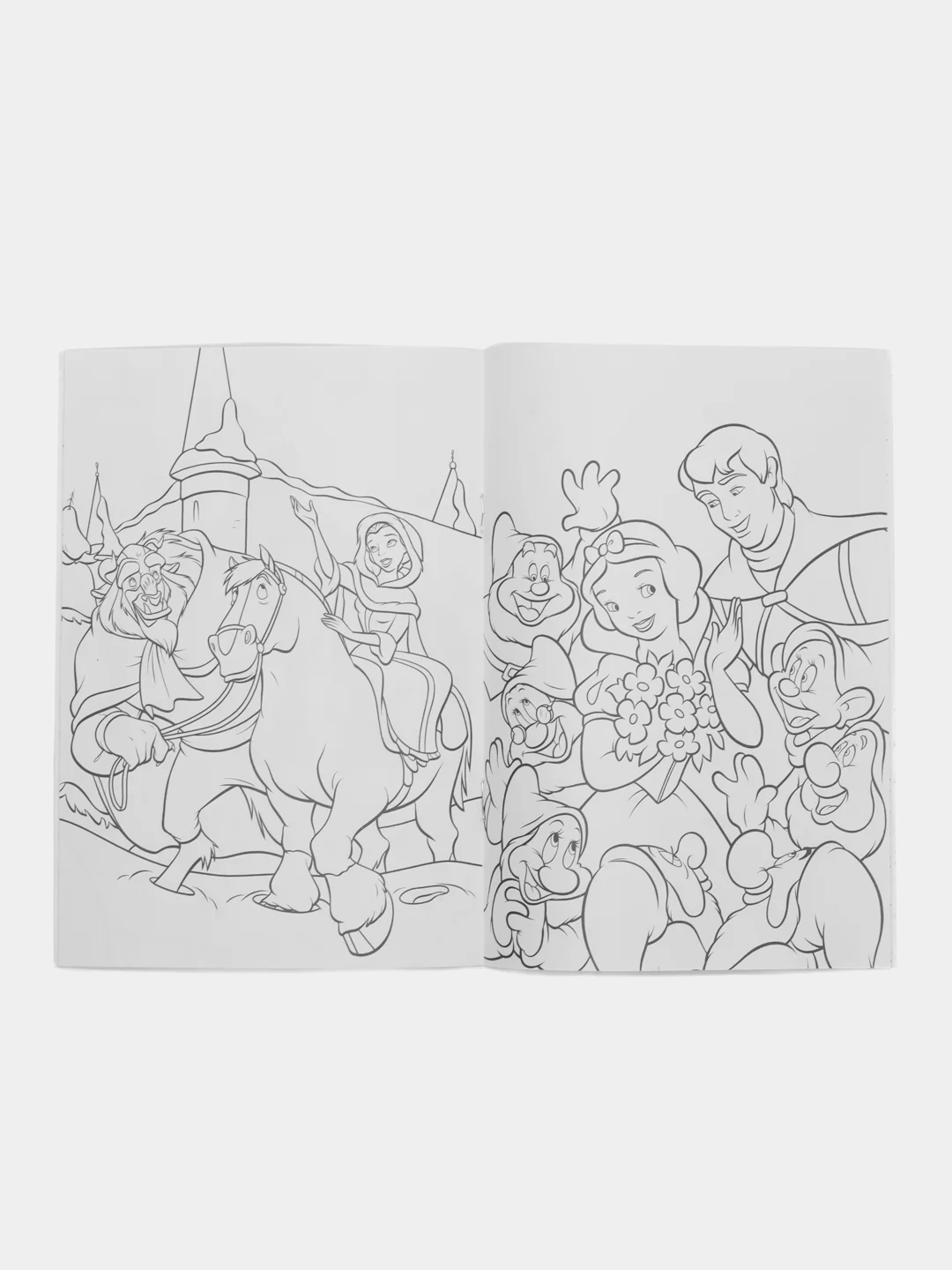 Бирюзовый раскраска "Тачки", "Холодное сердце", "Принцессы", "Disney", А5, 16 страниц