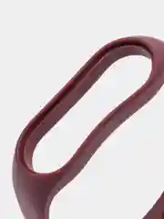 Бордовый ремешок силиконовый для Xiaomi Mi Band 7, Сяоми Ми Банд 7