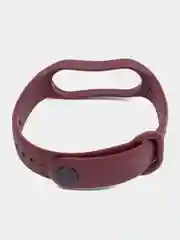 Бордовый ремешок силиконовый для Xiaomi Mi Band 7, Сяоми Ми Банд 7