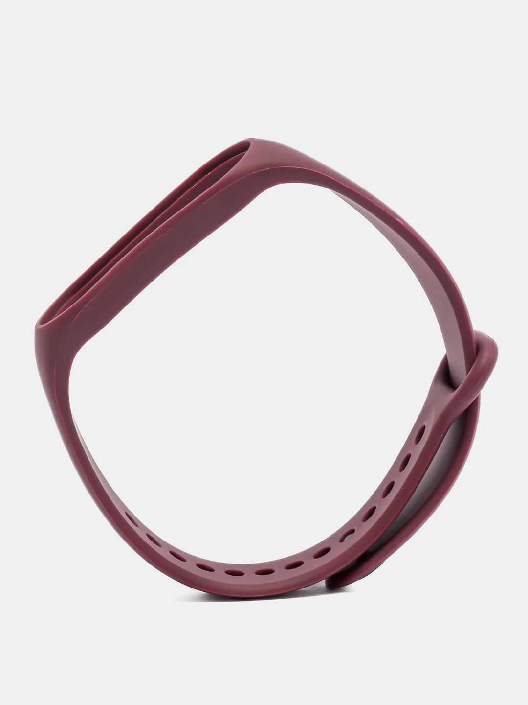 Бордовый ремешок силиконовый для Xiaomi Mi Band 7, Сяоми Ми Банд 7